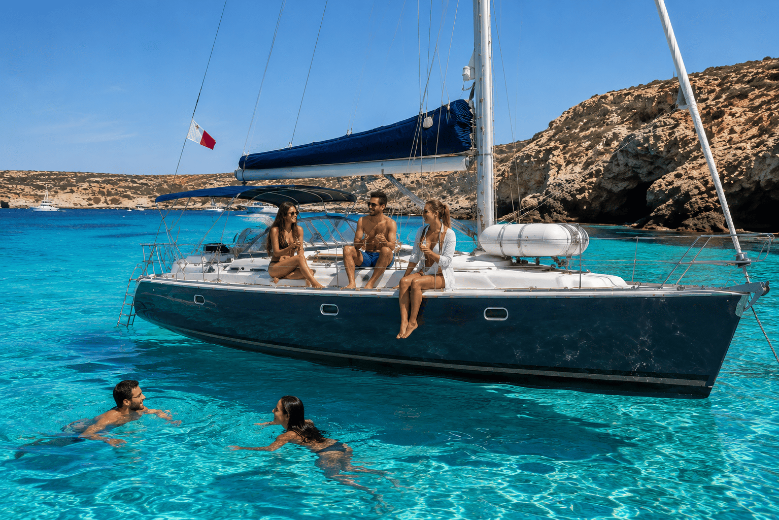 Malta & Gozo Full-Day Private Sailing Adventure