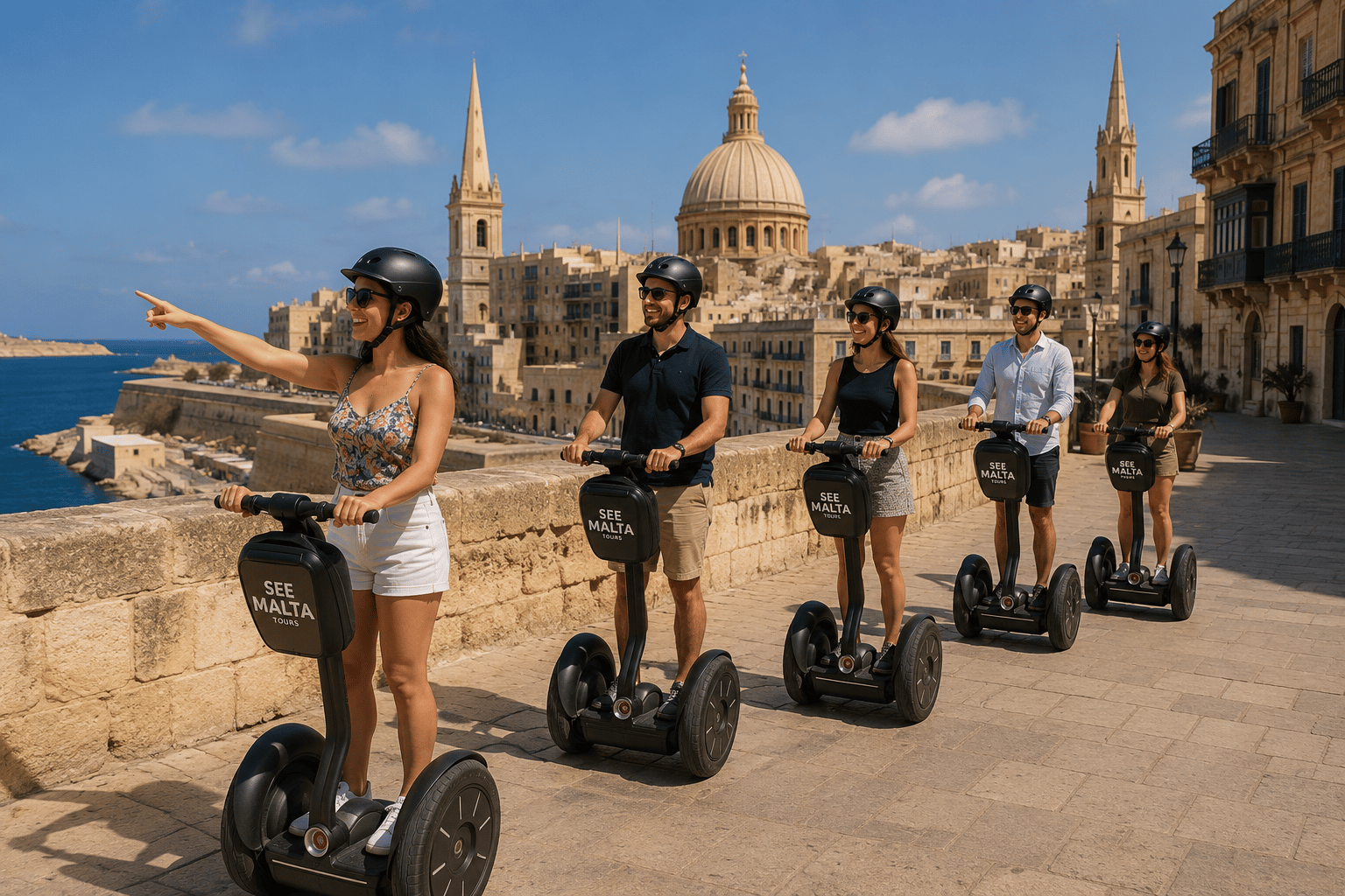 Valletta Segway Adventure & The Malta Experience: Explore History on the Move